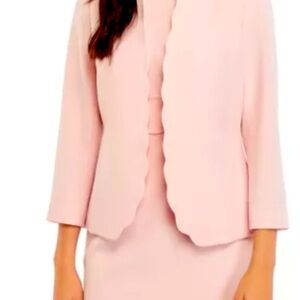 Kasper Women’s Jacket, color pink, size 10.